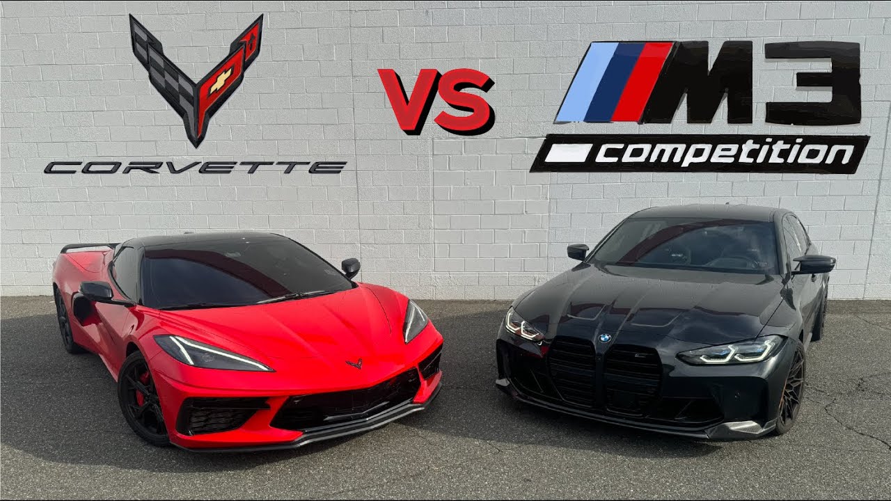 2023 Corvette C8 Z51 vs BMW M3 Street Race Review / American Muscle or ...