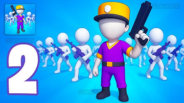 Army War Camp—Battle Game Gameplay Walkthrough Part 2 - Tutorial Army War Commander (Android,iOS)