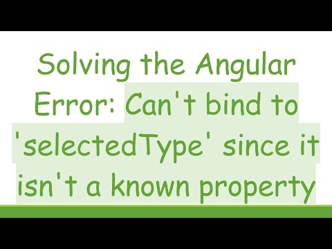 Solving the Angular