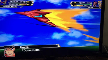 SRW V Shin Getter Change Attack