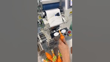 Jelly self-adhesive labels folding labeling machine, lollipop labeling also universal #labeling