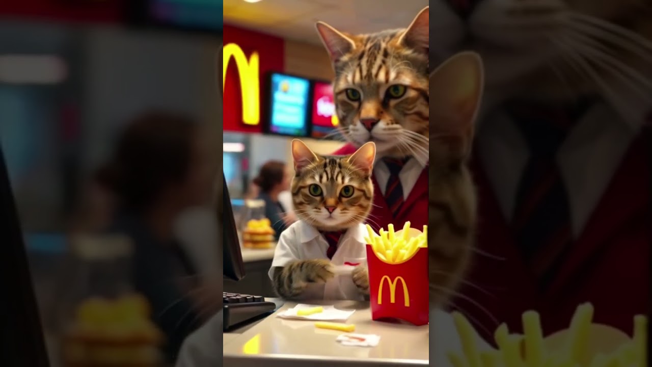 Judul: “Kucing Kantor Ajaib” (The Magical Office Cat) 