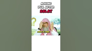 Ruling on making dua after salat #islamicvideo #assimalhakeem