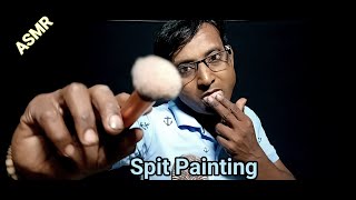 ASMR Fast Spit Painting for sleep 💦(Personal Attention)