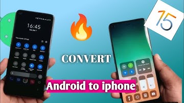 Install ios 14 in any android device (change from android to apple)(iPhone)🔥💯
