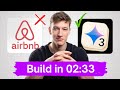 Speedrunning an AI Booking App  ( Gemini 3 )