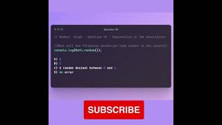Guess the Output in JavaScript Problem-49 | JavaScript  Questions  #javascriptinterview Profile