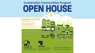 Prince George's County Sustainable Communities Program Open House