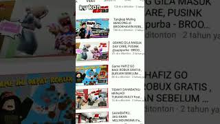 Rindu Drama Nya Bangjblox Dengan Rashif Muntaz