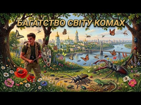 Дивовижний світ комах. Комахи під мікроскопом та гіганти палочники. Розслідування з ентомологом.