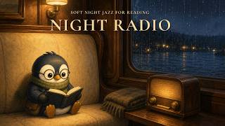 Somewhere Along the Lake, a Radio Plays Till Dawn | Soft Night Jazz for Reading screenshot 5