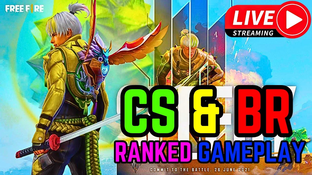 🔴FREE FIRE INDIA CS & BR RANKED GAMEPLAY | GARENA FREE FIRE INDIA - YouTube