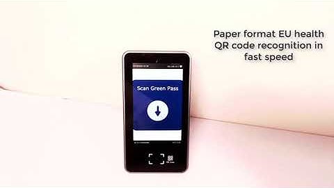 EU Health Green Pass QR Code,Temperature Measurement,Mask Detection,Access Control