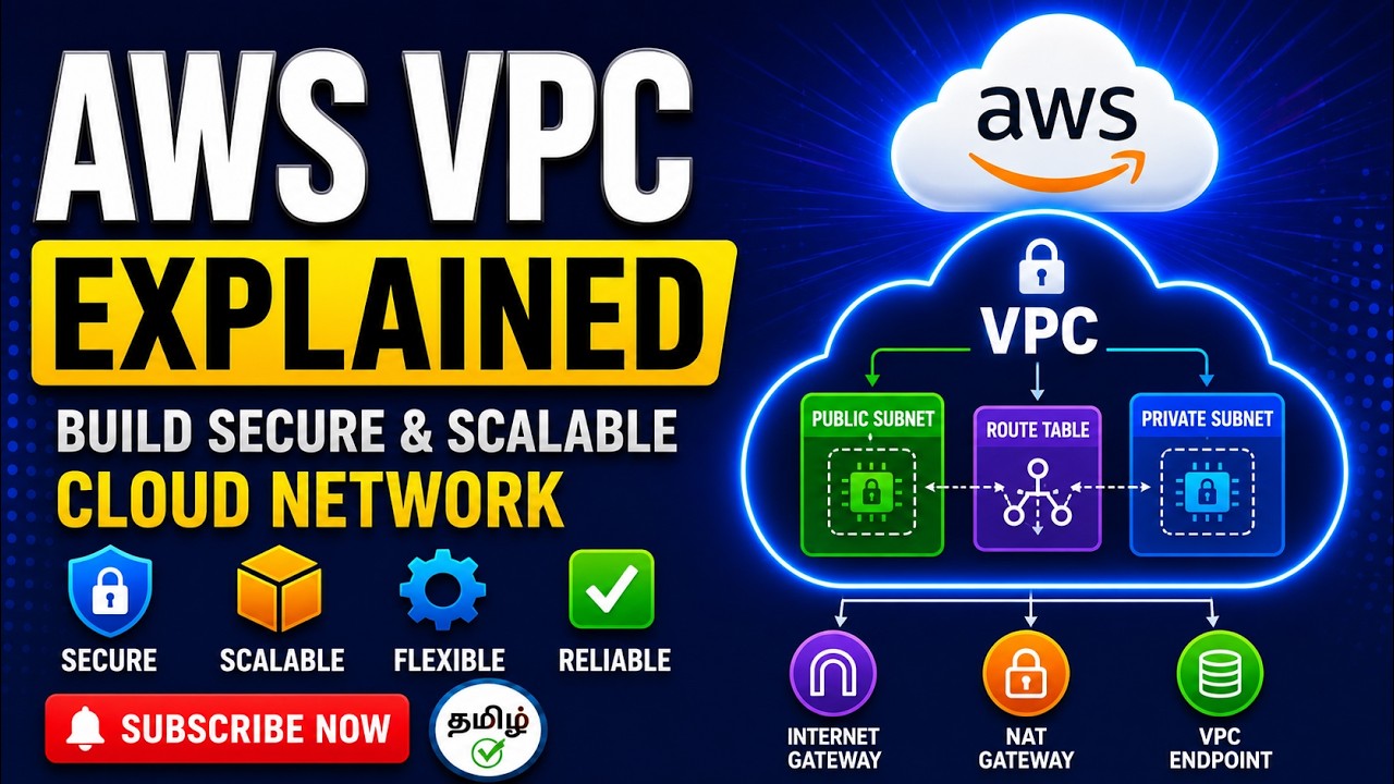 AWS VPC Full Tutorial in Tamil | AWS Networking Explained - YouTube