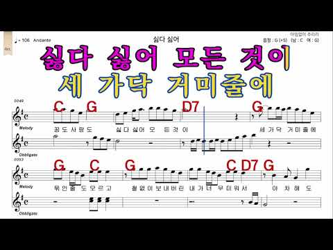 싫다싫어  현철  가수처럼 여자  G,
