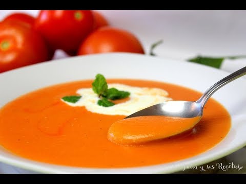 Como hacer sopa de tomate