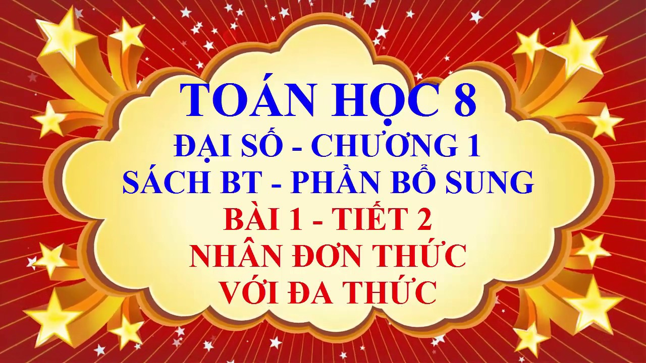 Toán học lớp 8 - Đại số - SBT - Phần bổ sung - Bài 1 -... - youtube