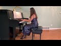 Prelude and Fuge no. 2 in c minor by Johan Sebastian Bach, pianist Elisabeth Anah Jones