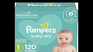 Pampers Baby Dry Disposable Baby Diapers, Super Pack