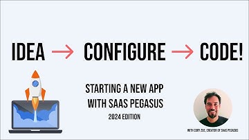 Setting up a new Django project with SaaS Pegasus (2024 edition)