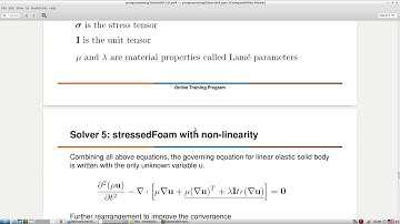 OpenFOAM Programming Training - Module 3 | Session 10 - Part 02