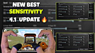 New Update 4.1Best Sensitivity Code & Settings 20254 Finger Claw Gyroscope Pubg Mobile