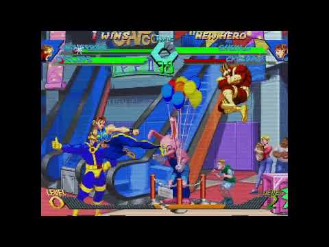 X-Men vs. Street Fighter - Wolverine, Cyclops vs. Chun-Li, Cyclops 5