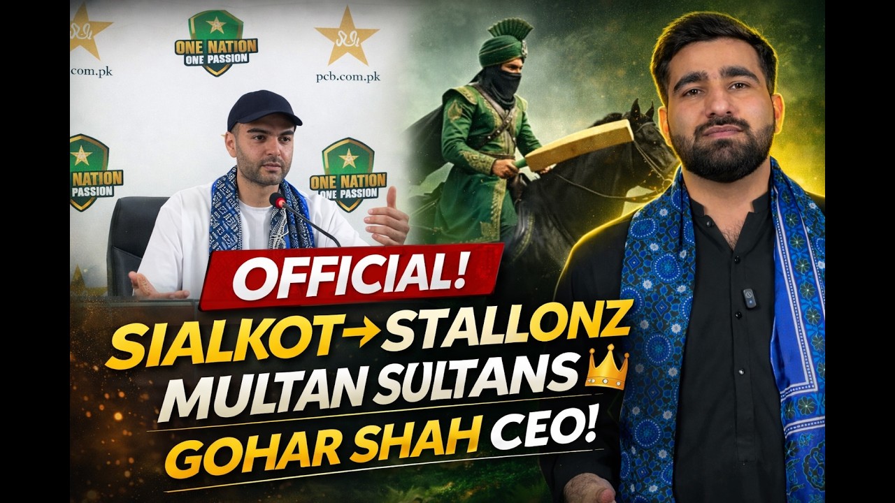 Multan Sultans Officially BACK! 🔥 Gohar Shah Takes Over | PSL 11 | From Stallionz to Sultans 👑