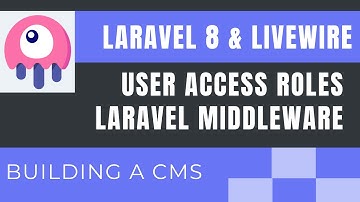 Laravel 8 Livewire Tutorial (Building a Simple CMS) : User Access Roles Laravel Middleware (part10)