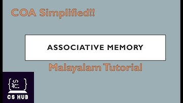 Associative Memory | COA Malayalam