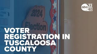 Voter registration in Tuscaloosa County