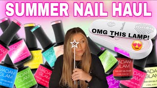 🛍 NAIL HAUL! Madam Glam Gel Polish & MelodySusie P-Plus20F Nail Lamp Review | Summer Nails 2026 🌈 
