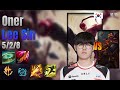 Oner Jungle Lee Sin vs Graves lol KR solo rank Full Game 16.10 | 오너 리 신 vs 그레이브즈