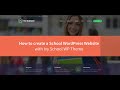Ivy School WordPress Theme - How to create a school website with WordPress