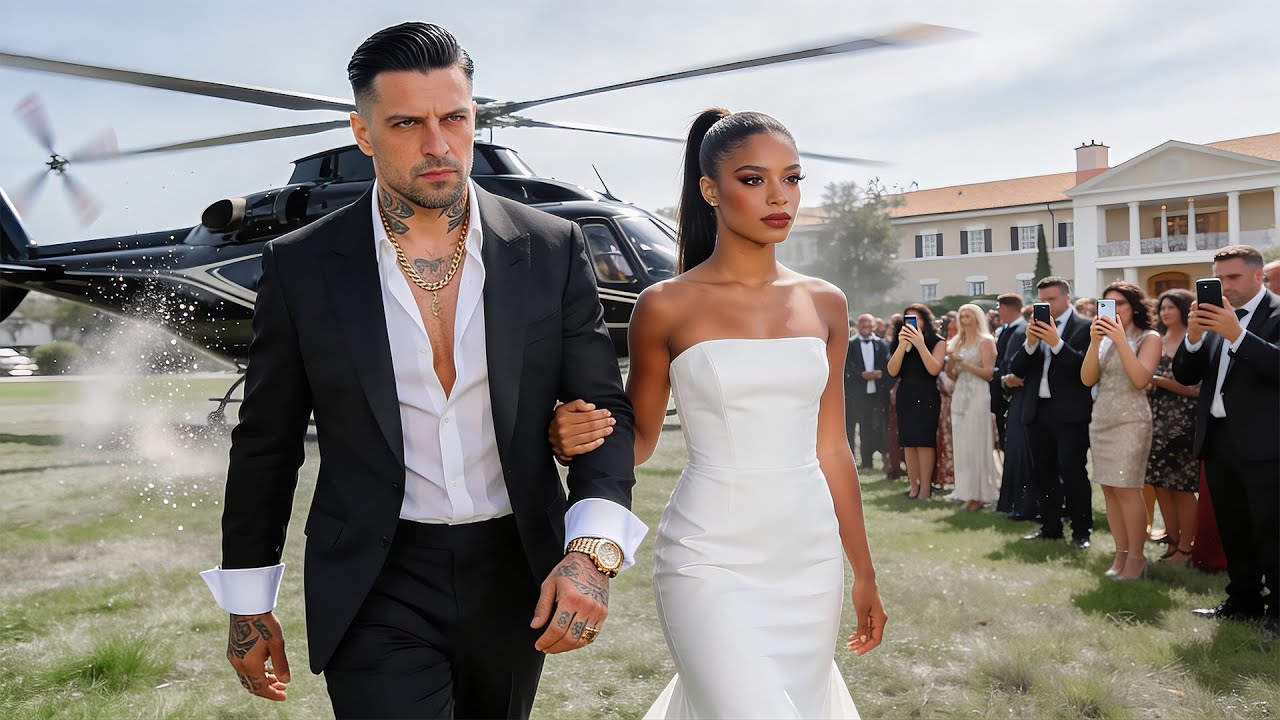 The class loser of the class was invited to the 10 yr reunion She came by helicopter with mafia boss