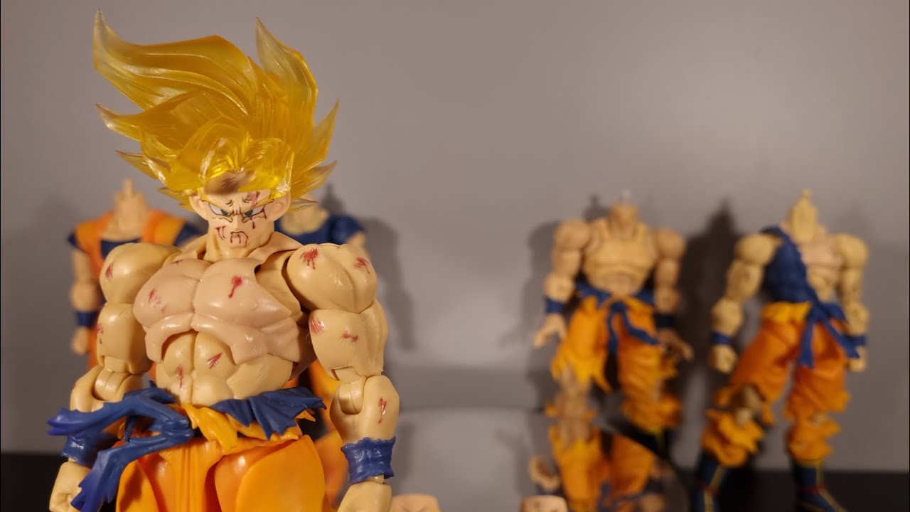 RECAST!! Обзор причёски PT Custom / AIR Studio 3rd Party Figuarts Windswept Super Saiyan SSJ Goku