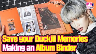 Making a Binder out of a Stray Kids Album | Duckjil Life Ep.12ㅣENG/한국어/⽇本語/Español /中⽂