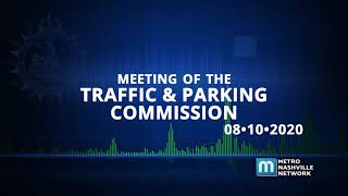 08/10/20 Traffic and Parking Commission