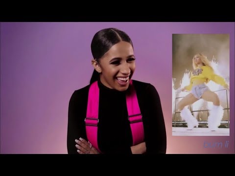 cardi b reacting to beyoncé at coachella