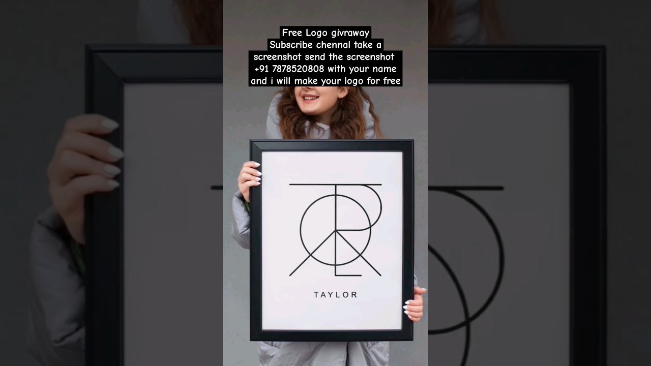 Free logo giveaway subscribe channel take screenshot and send it to+91 7878520808 and get your 