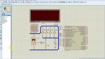 PIC16F887 ADC interfaces to LM35 thermometer
