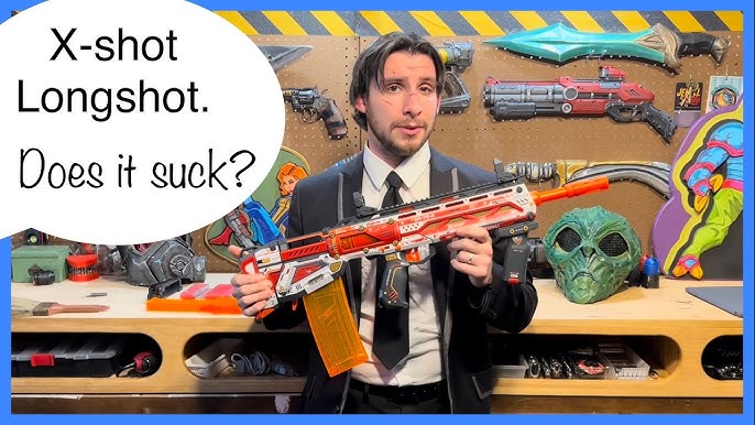 X-Shot Insanity Ragefire, Nerf Gatling, Unboxing, Review and Full  Analysis