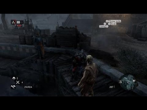Ezio gets instant karma