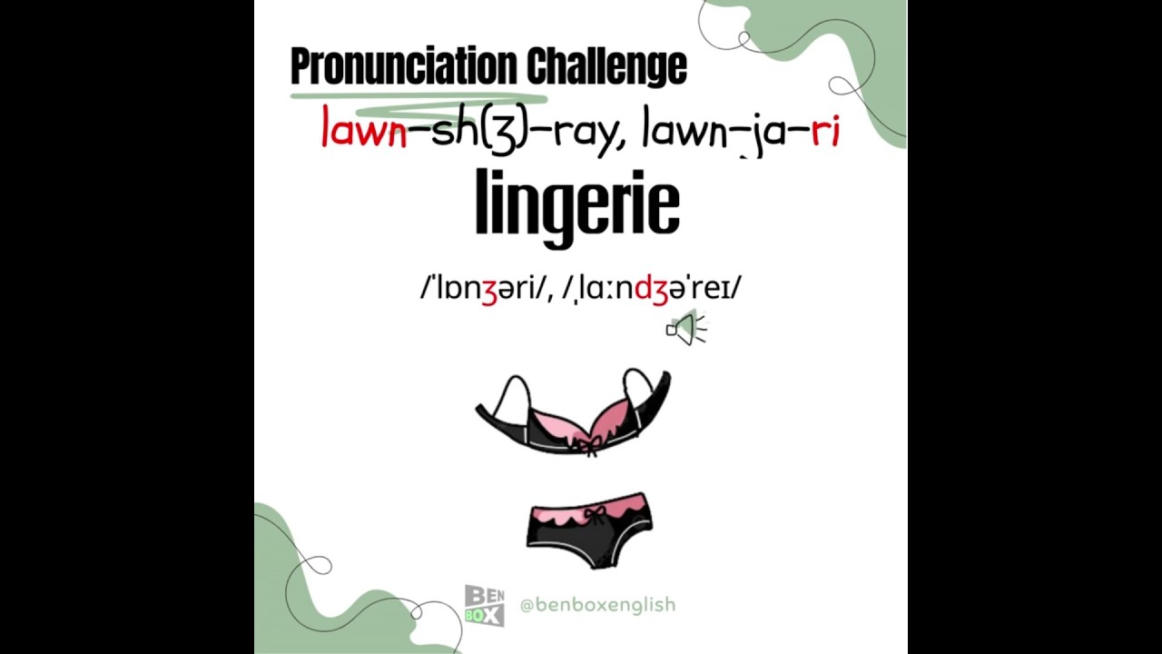 Pronunciation Challenge 
