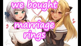 Noel and Flare Bought Matching Rings [Hololive/EN Subbed]