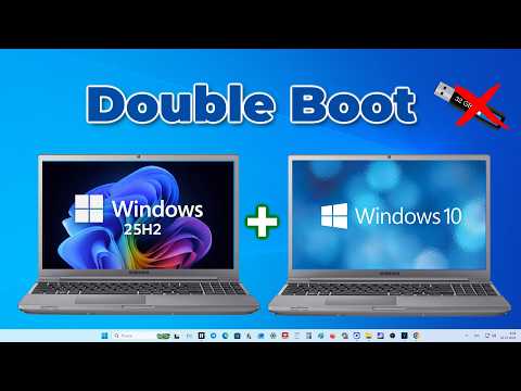 How to Install Windows 10 on a Second Drive Without USB | Dual Boot with Windows 11