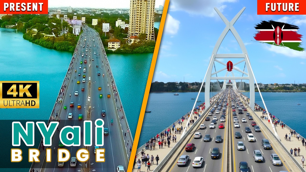 Мост Ньяли, Момбаса: наконец-то в Момбасе появится второй мост Ньяли? | 4К
