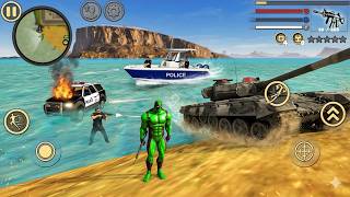 Deadpool Rope Hero Vice Town: Fun at NY City Beach - Android Gameplay