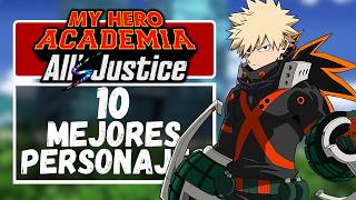 Los 10 Mejores Personajes de My Hero Academia All's Justice
