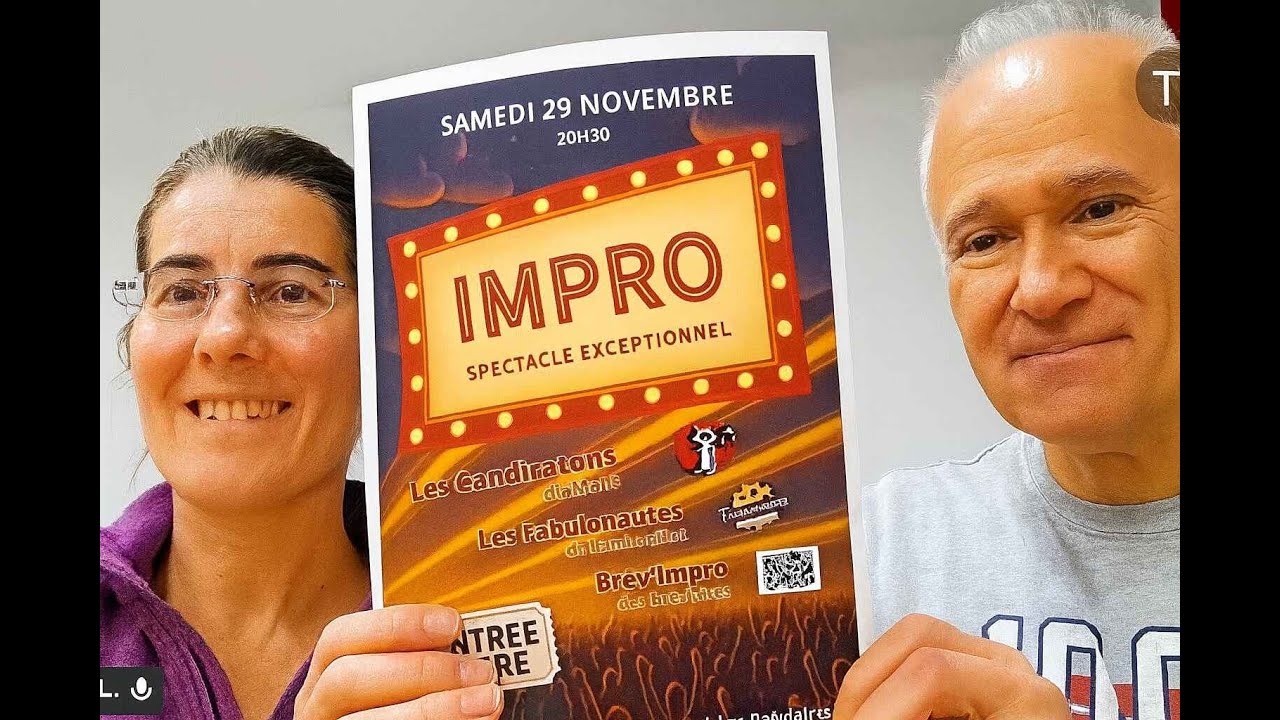 🔴 [LIVE] Talk Show Confluence du Sam 29/11/2025 – Totale Impro 2.0 – Grand Sud-Ouest Parisien
